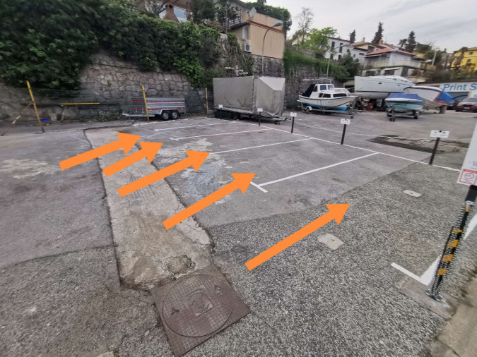 Privater Parkplatz für völlige Sicherheit, Villa Volos im historischen Stadtzentrum in der Nähe des Meeres, Opatija, Kvarner, Opatija